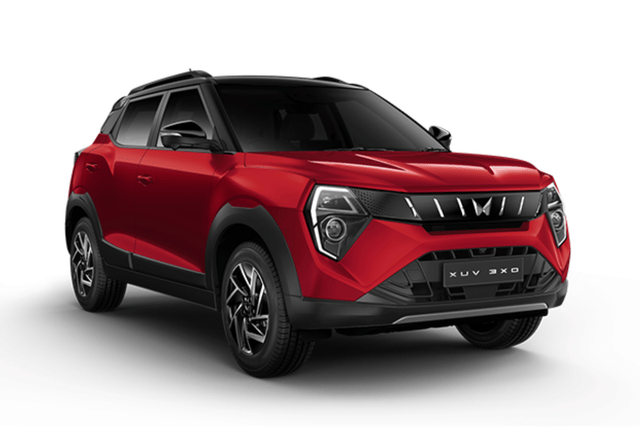 Mahindra Xuv 3xo Stealth Black / Tango Red (dual Tone) Color Image